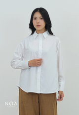 YURIE Cotton Ironless Long Sleeve Shirt