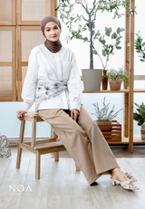 NOA X KUSUMANGGI - KEIKA Embroidery Pocket Long Sleeve Shirt