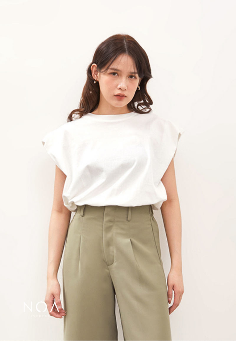 MICHIO Basic Sleeveless T-Shirt