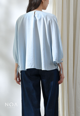 MINORI Cotton Batwing Blouse