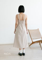 HIKARU Strap Midi Dress