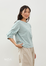 HOSHI Basic Stripes T-Shirt - Mint