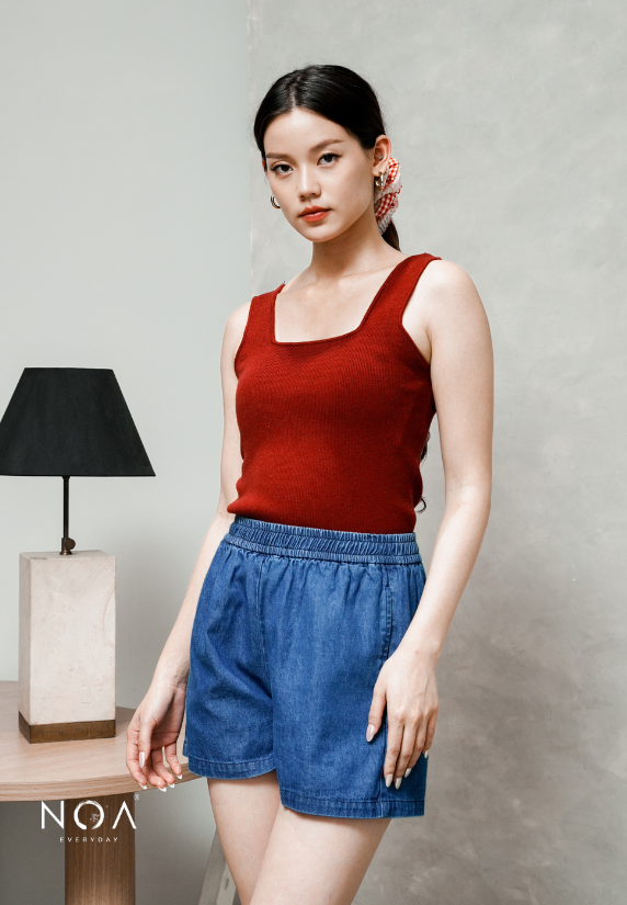 JINZU Denim Relax Short Pants