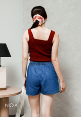 JINZU Denim Relax Short Pants
