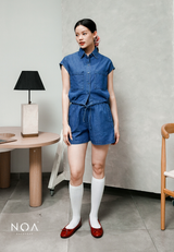 JINZU Denim Relax Short Pants