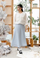 NOA X KUSUMANGGI - SUZI Sheer Look Midi Skirt with Inner