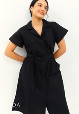MIYAKO Shirt Dress - Black