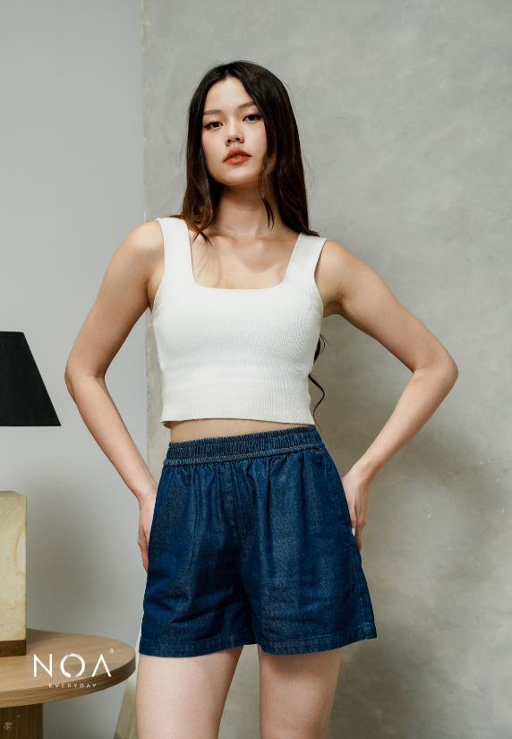 JINZU Denim Relax Short Pants