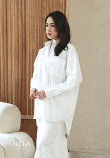 NOA X DHATU RUMI Oversized Pocket Shirt Dress