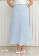 NOA X KUSUMANGGI - SUZI Sheer Look Midi Skirt with Inner