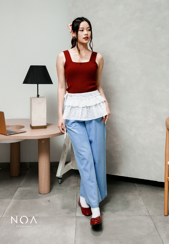 JINZU Relax Straight Pants