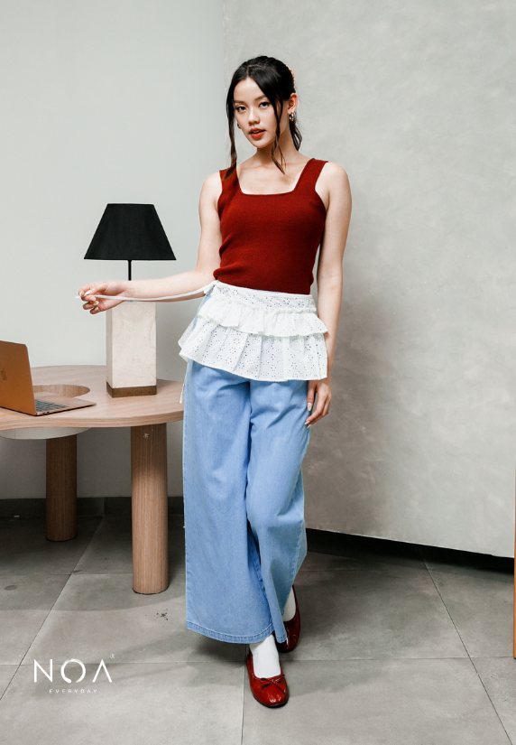 JINZU Relax Straight Pants