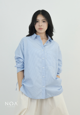 RIZUKA Back Drawstring Long Sleeve Shirt