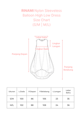 RINAMI Nylon Sleeveless Balloon High Low Dress