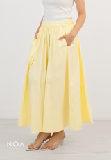 MIZU Nylon Maxi Skirt