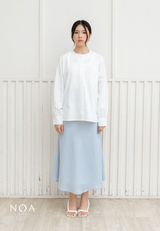 NOA X KUSUMANGGI - SUZI Sheer Look Midi Skirt with Inner