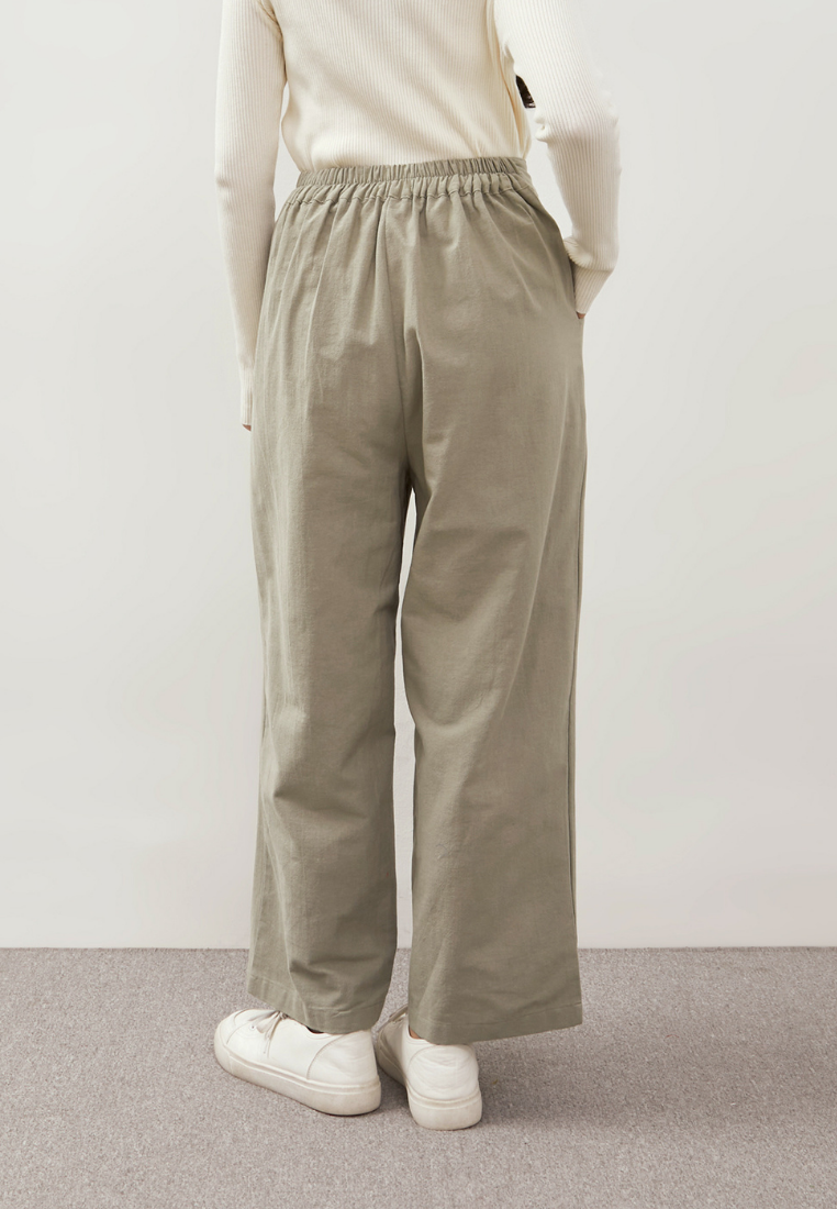 MARU Linen Pants - Green Sage