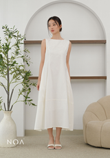 MIKA Cotton Sleeveless Flare Maxi Dress