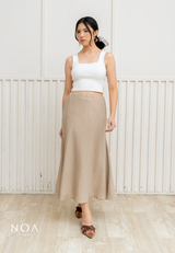 NOA X KUSUMANGGI - SUZI Sheer Look Midi Skirt with Inner