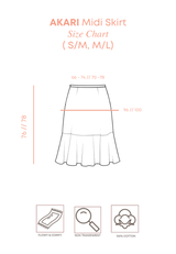 Pre-Order NOA X DHATU AKARI Lace Midi Skirt with Inner (Delivery 1 march)