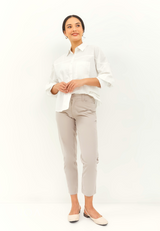 CHIYO Ruffle Sleeve Shirt - White