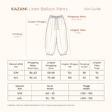 KAZAMI Linen Balloon Pants