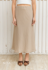 NOA X KUSUMANGGI - SUZI Sheer Look Midi Skirt with Inner