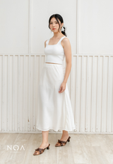NOA X KUSUMANGGI - SUZI Sheer Look Midi Skirt with Inner