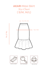 Pre-Order NOA X DHATU AKARI Lace Maxi Skirt with Inner (Delivery 1 march)