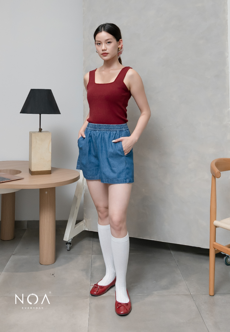 JINZU Denim Relax Short Pants