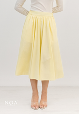 MIZUKA Nylon Midi Skirt