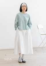 ETSU Striped Boxy Longsleeve T-Shirt