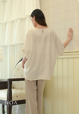 SHINARI Cotton Oversized Blouse