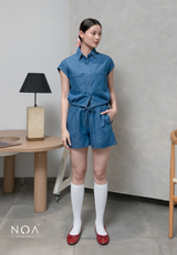 JINZU Denim Relax Short Pants
