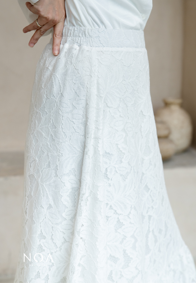 Pre-Order NOA X DHATU AKARI Lace Maxi Skirt with Inner (Delivery 1 march)