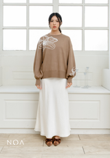 NOA X KUSUMANGGI - SUZIKA Sheer Look Maxi Skirt with Inner