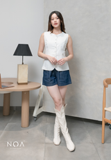 JINZU Denim Relax Short Pants