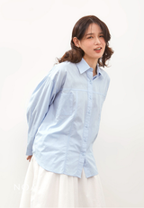 RIYE Long Sleeve Basic Shirt - Baby Blue