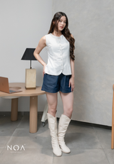 JINZU Denim Relax Short Pants