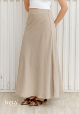 NOA X KUSUMANGGI - SUZIKA Sheer Look Maxi Skirt with Inner