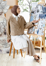 NOA X KUSUMANGGI - RITSUMI Sateen Straight Pants