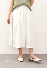 KAZUNA Midi Skirt - White