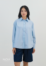 YURIE Cotton Ironless Long Sleeve Shirt