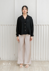 NOA X KUSUMANGGI - RITSUMI Sateen Straight Pants