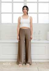 NOA X KUSUMANGGI - RITSUMI Sateen Straight Pants