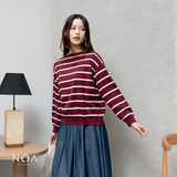 RURI Knitted Stripe Blouse