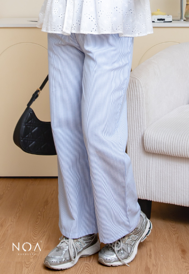 MIURA Striped Straight Pants