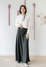 RITSU Sateen Maxi Skirt