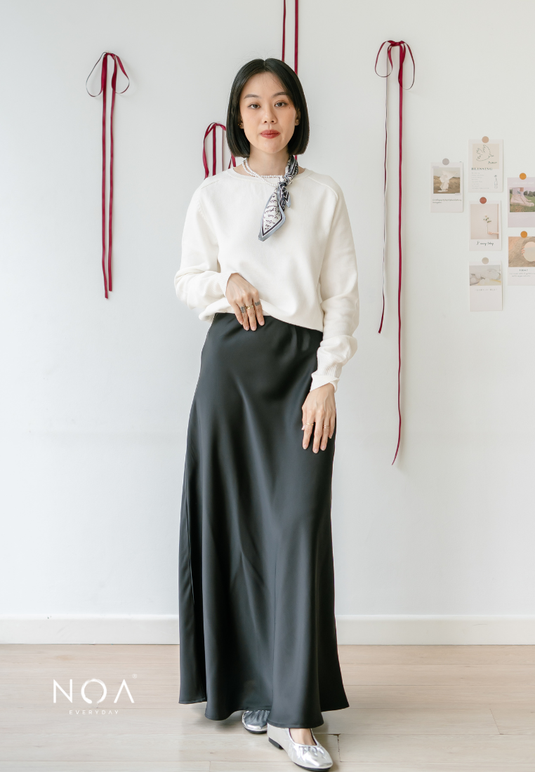 RITSU Sateen Maxi Skirt