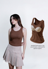KAINE Rib Spandex  Bra Tanktop